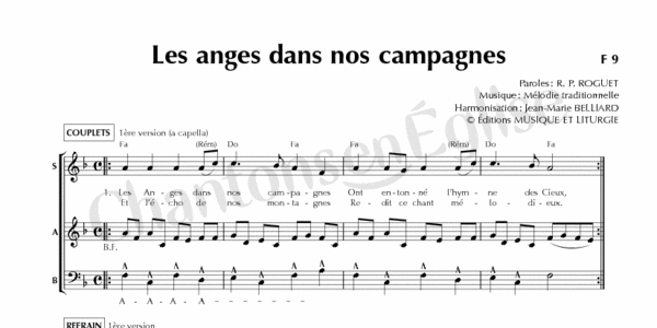 musique de noel les anges dans nos campagnes